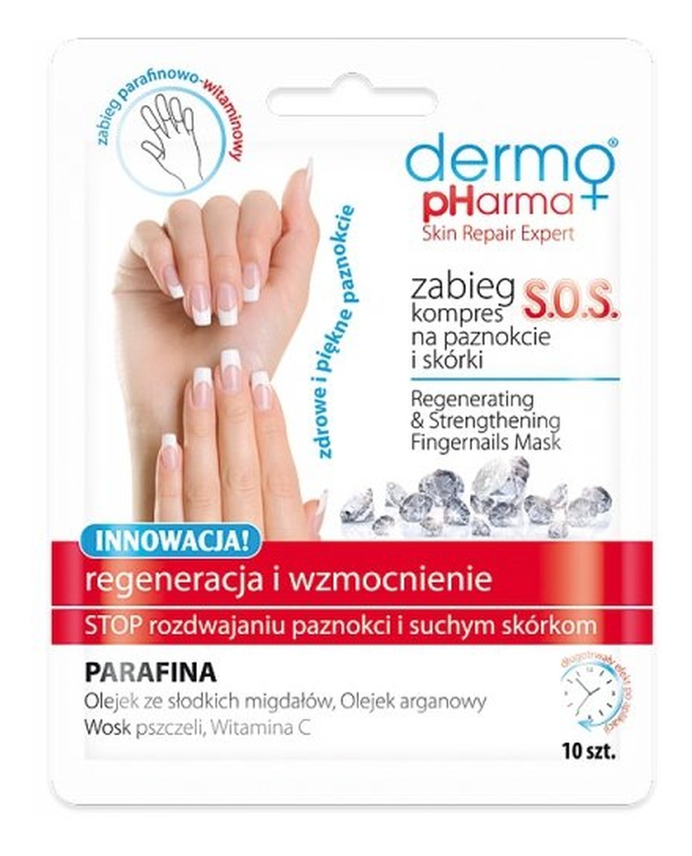Zabieg Kompres S.O.S Na Paznokcie I Skórki Regeneracja Wzmocnienie