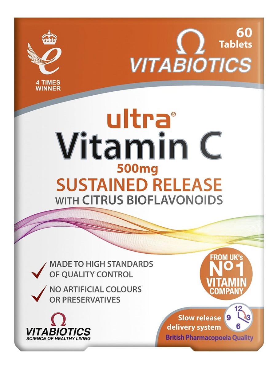 Ultra vitamin c 500mg suplement diety 60 tabletek