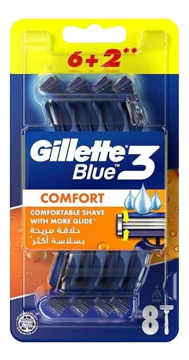 Comfort Jednorazowe Maszynki Do Golenia Dla Mężczyzn 8szt