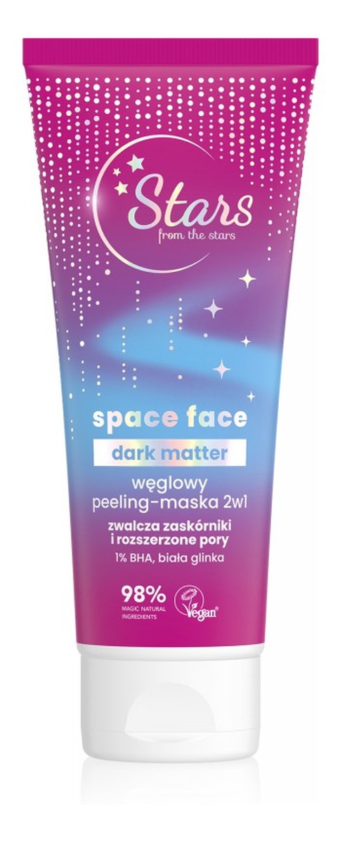 Dark Matter Węglowy peeling-maska 2w1