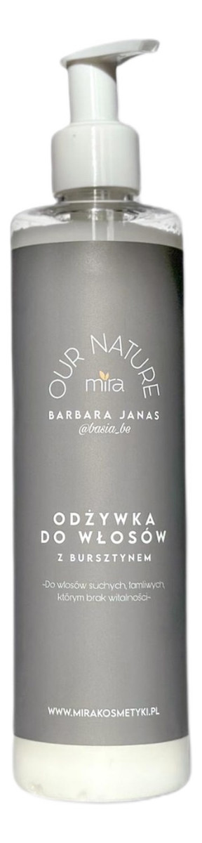 Our nature by basia odżywka do włosów z bursztynem