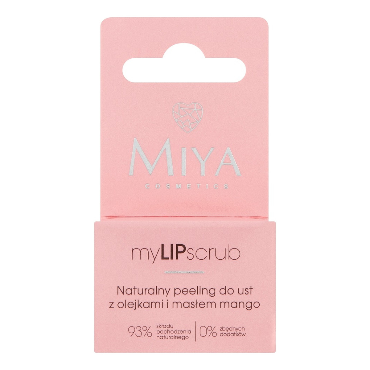 Miya Cosmetics Mylipscrub naturalny peeling do ust z olejkami i masłem mango 10g