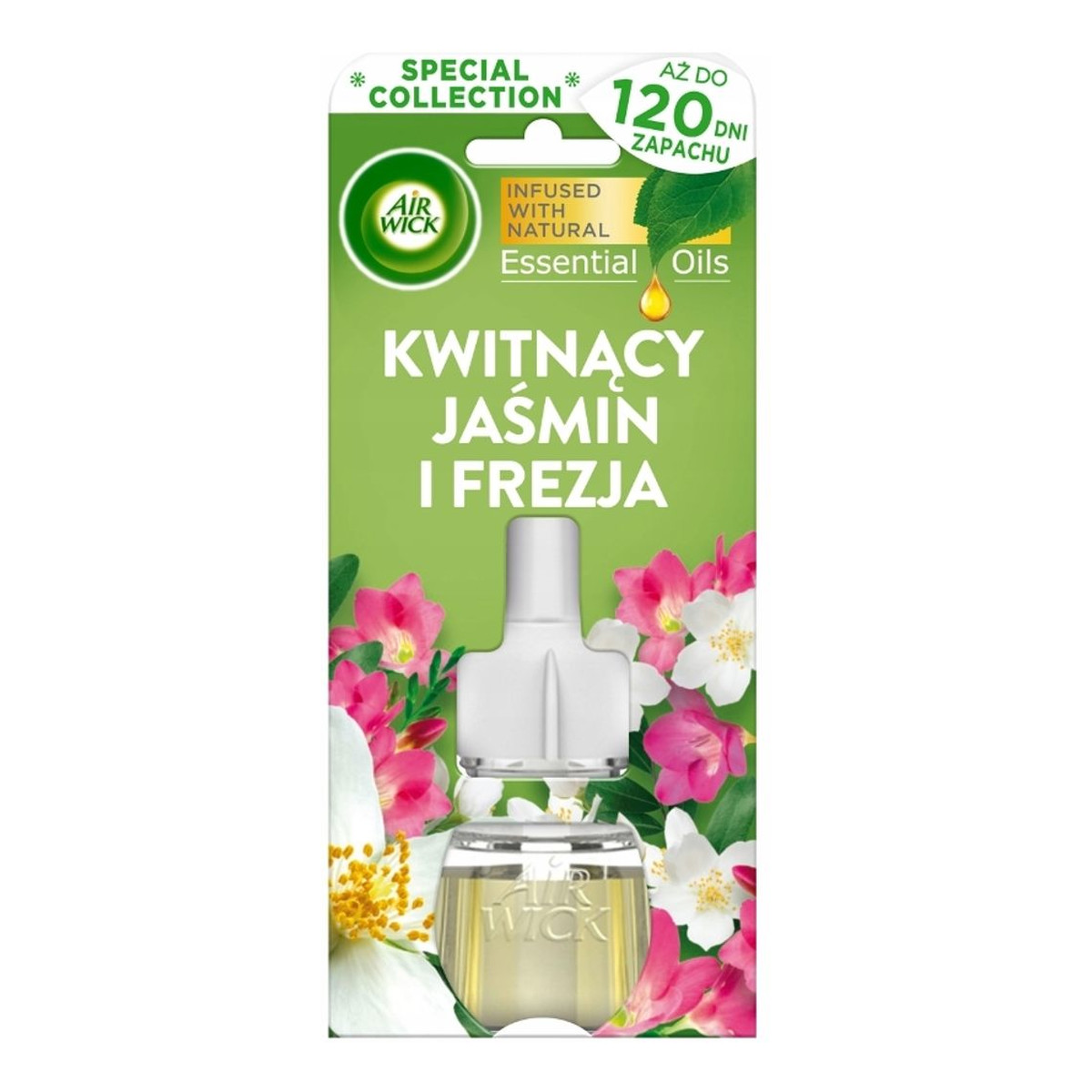 Air Wick Elektryczny odświeżacz powietrza Kwitnący Jaśmin i Frezja - wkład 19ml