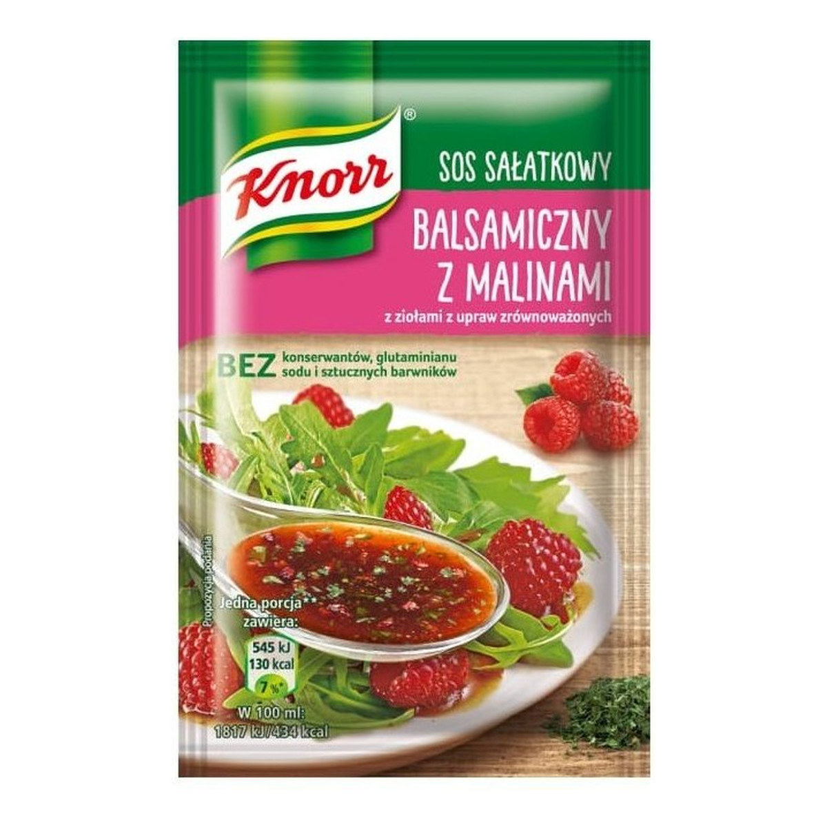 Knorr Sos Sałatkowy balsamiczny z malinami 7g
