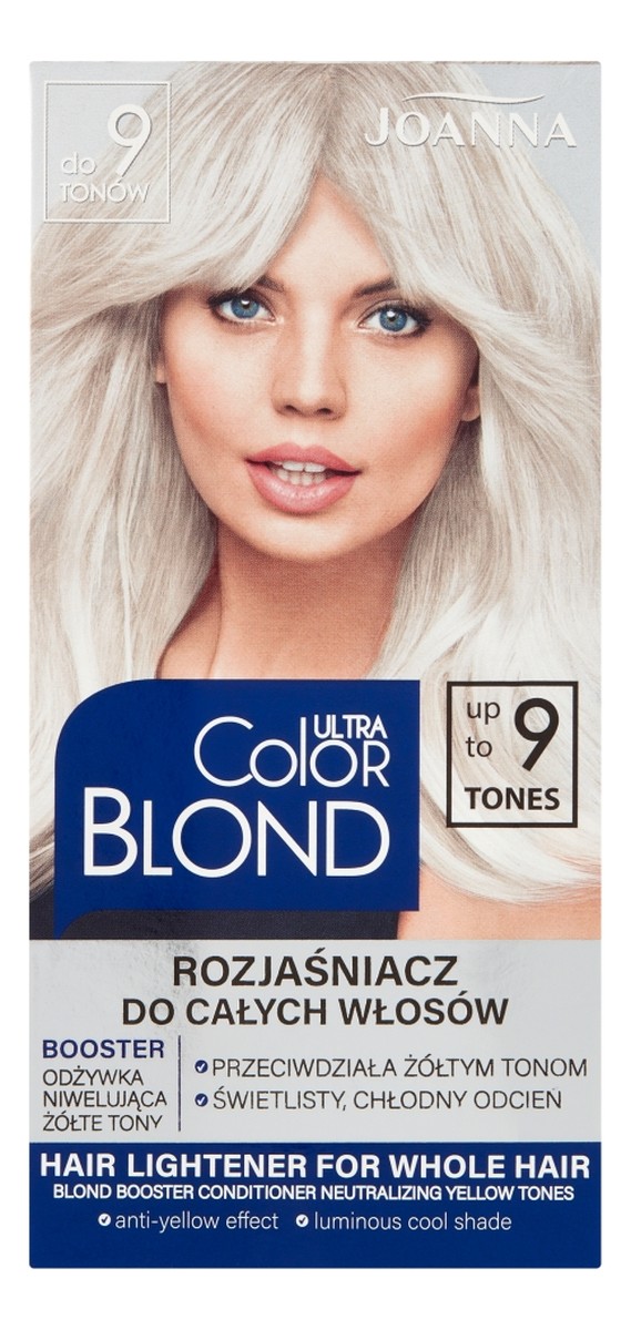 Blond rozjaśniacz do całych włosów do 9 Tonów