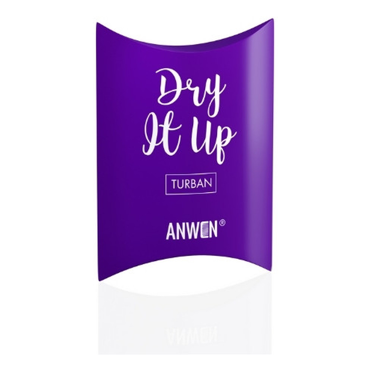 Anwen Dry It Up Turban do włosów fioletowy