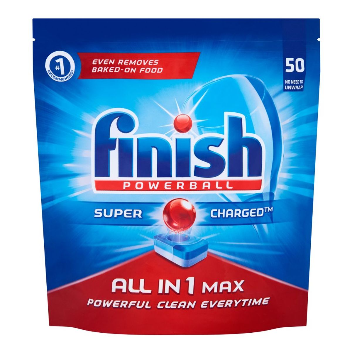 Finish All In 1 Max tabletki do mycia naczyń w zmywarkach 50szt