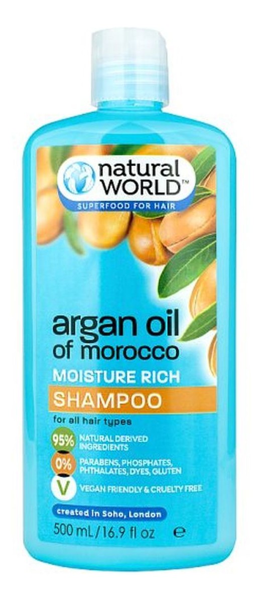 Moisture Rich Szampon do włosów z olejkiem arganowym