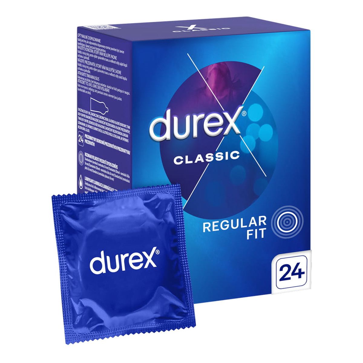 Durex Classic prezerwatywy klasyczne 24szt