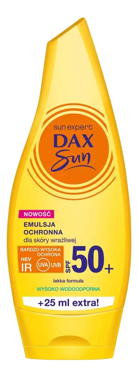 Emulsja ochronna do opalania dla skóry wrażliwej spf50+