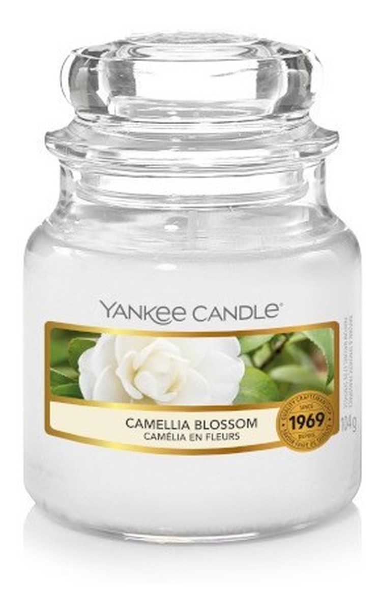 Świeca zapachowa mały słój camellia blossom