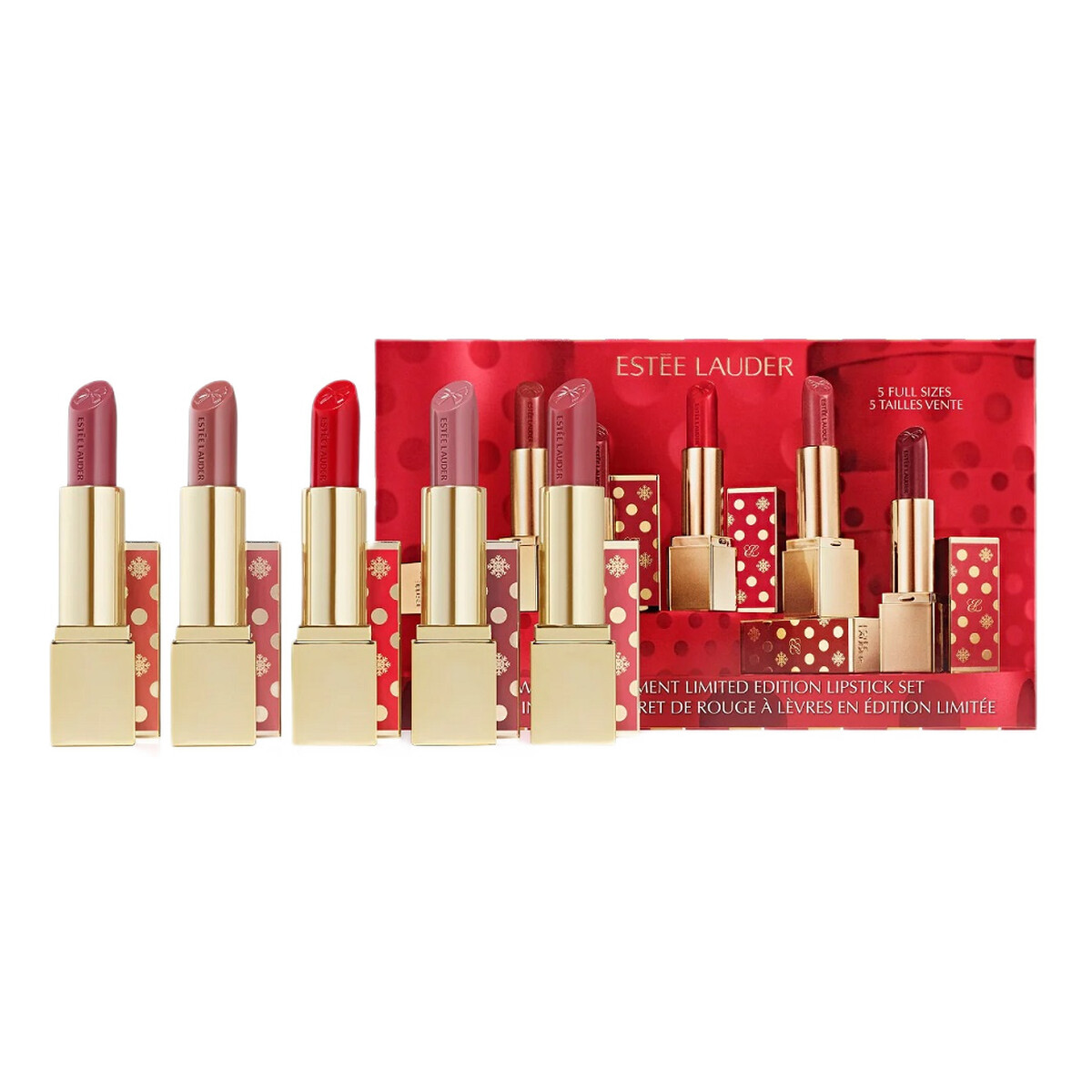 Estee Lauder Unwrap The Moment Zestaw pomadek do ust 5x3.5g 17.5g