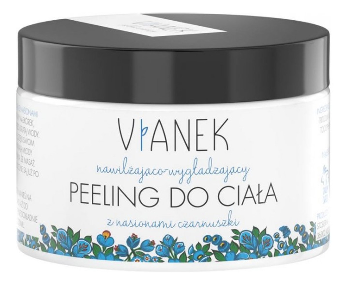 Nawilżająco-wygładzający peeling do ciała z czarnuszką