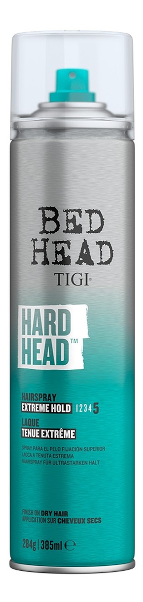 Bed head hard head hairspray mocno utrwalający lakier do włosów
