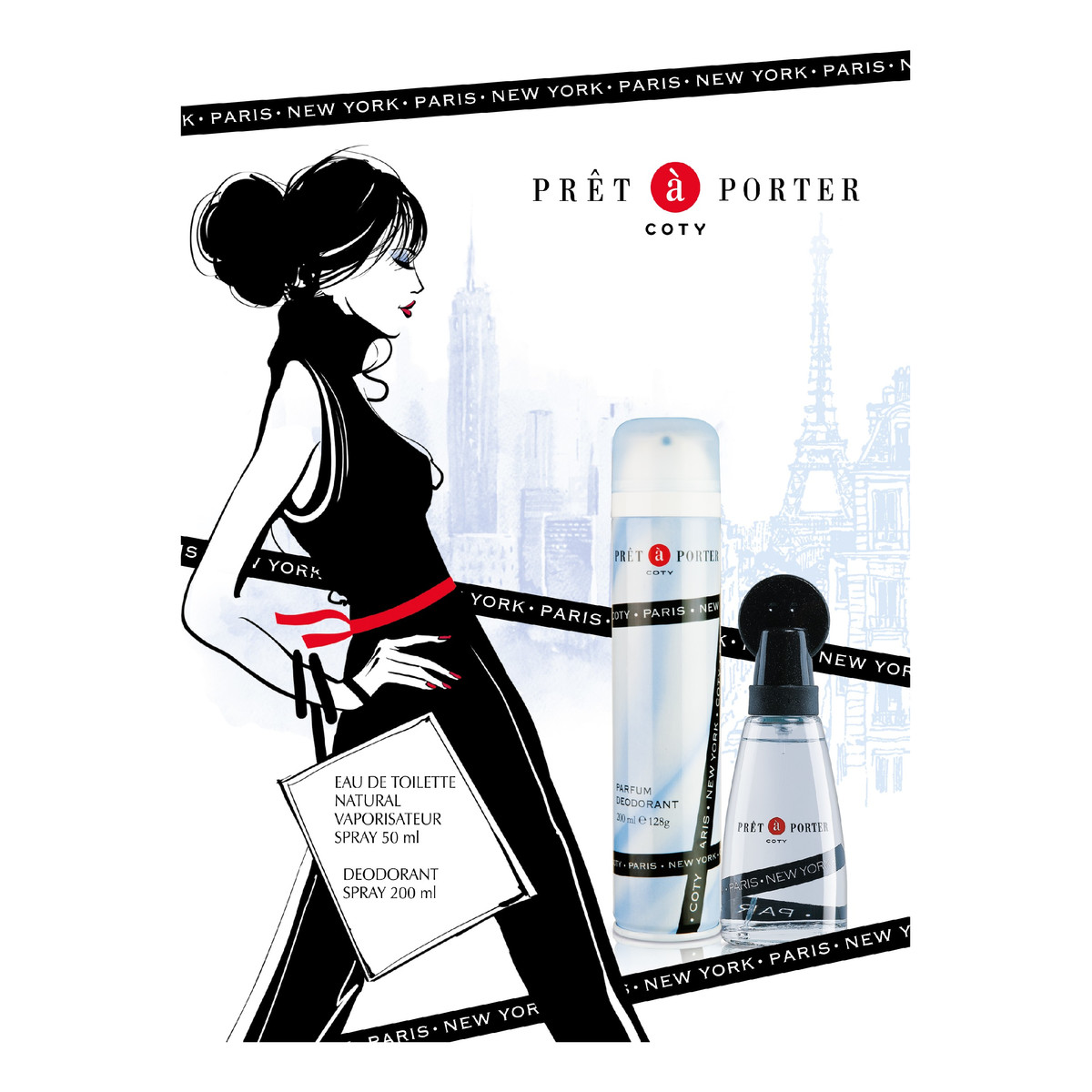 Pret`a`Porter Zestaw prezentowy Woda toaletowa + dezodorant spray