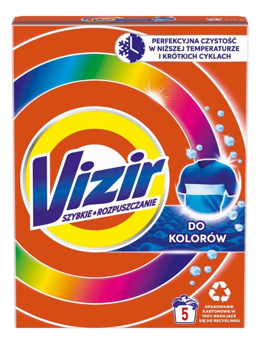 Proszek do prania kolorowych tkanin