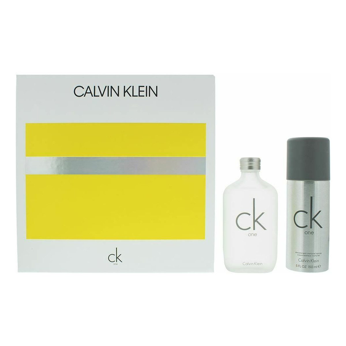 Calvin Klein CK One zestaw (woda toaletowa 100ml + dezodorant 150ml)