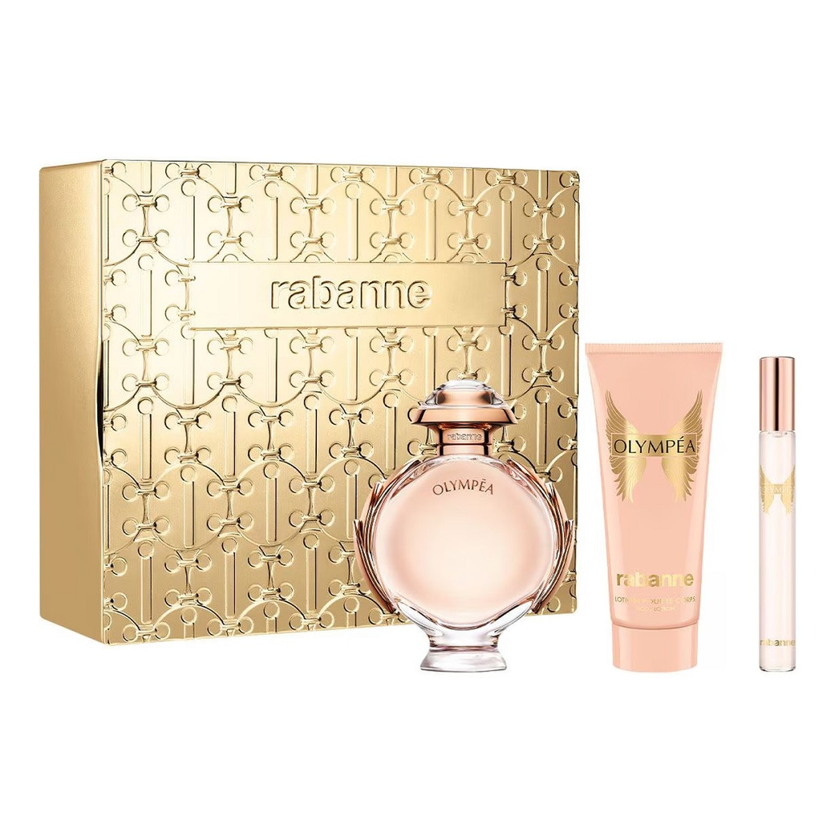 Paco Rabanne Olympea Zestaw woda perfumowana spray 80ml + balsam do ciała 100ml + woda perfumowana spray 10ml