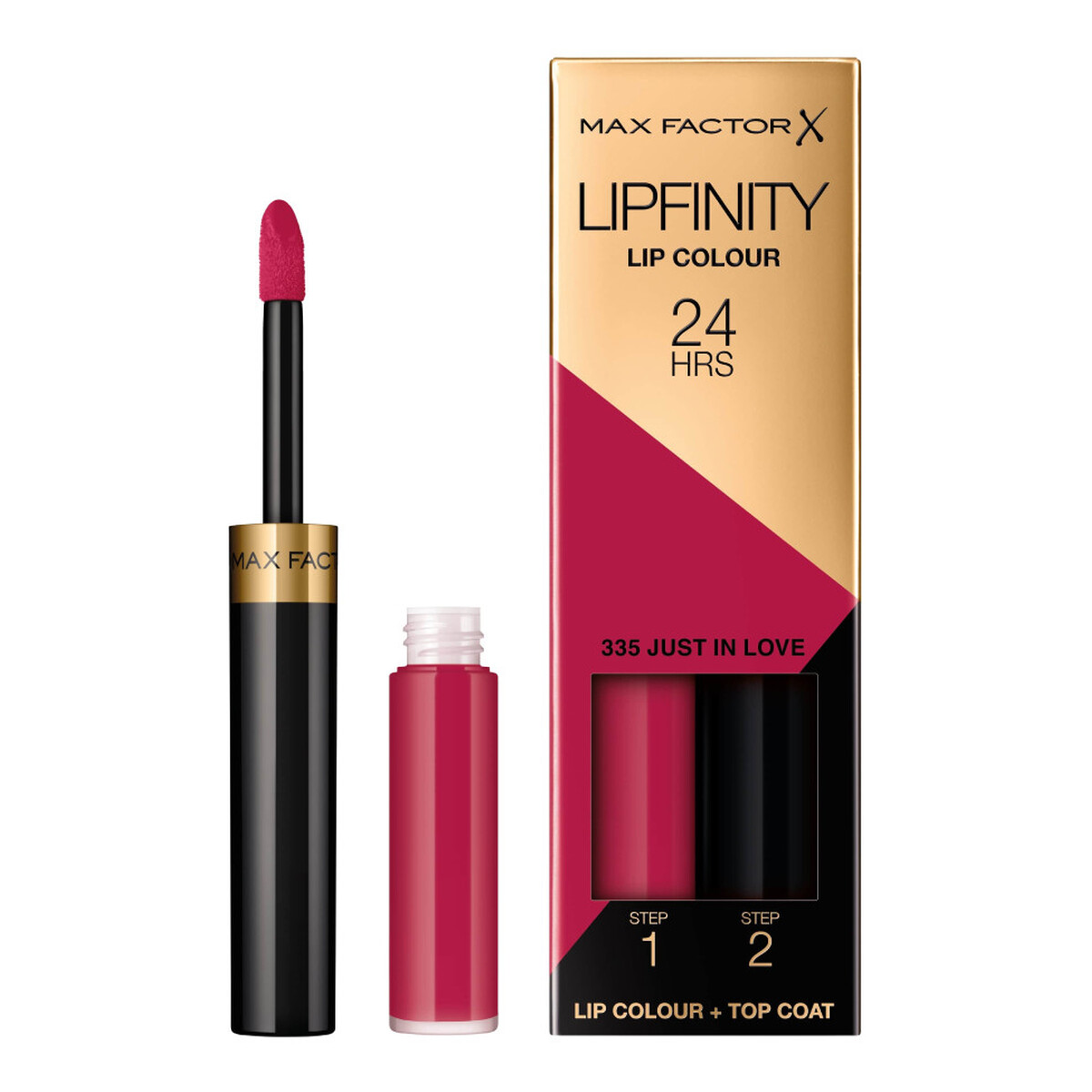 Max Factor Lipfinity Lip Colour pomadka do ust 2,3 ml + Top Coat 1,9g