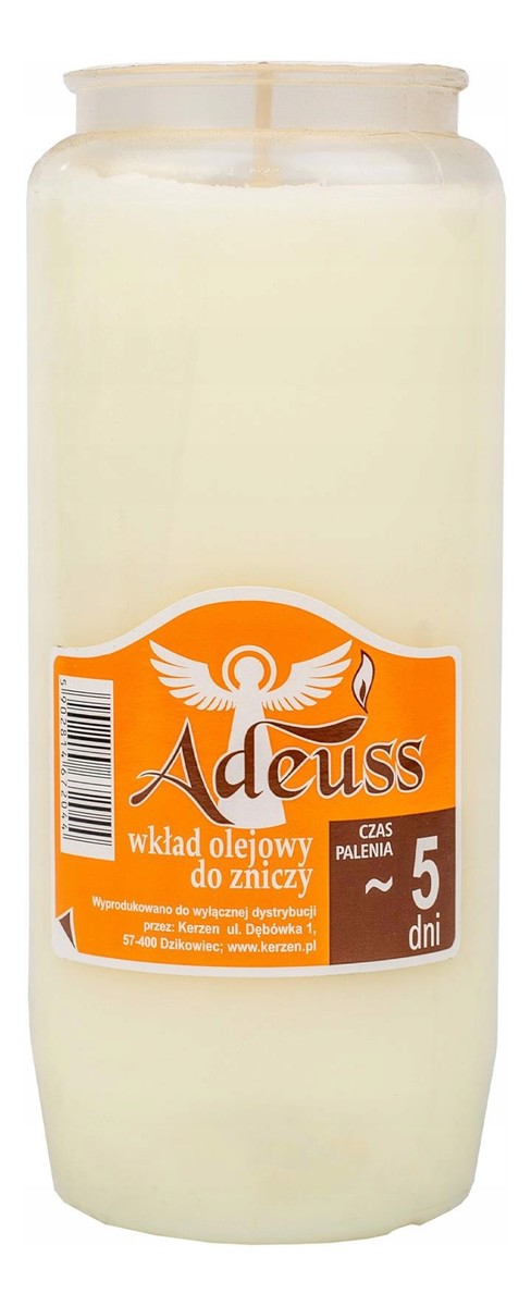 Wkład do zniczy olejowy 5 dni