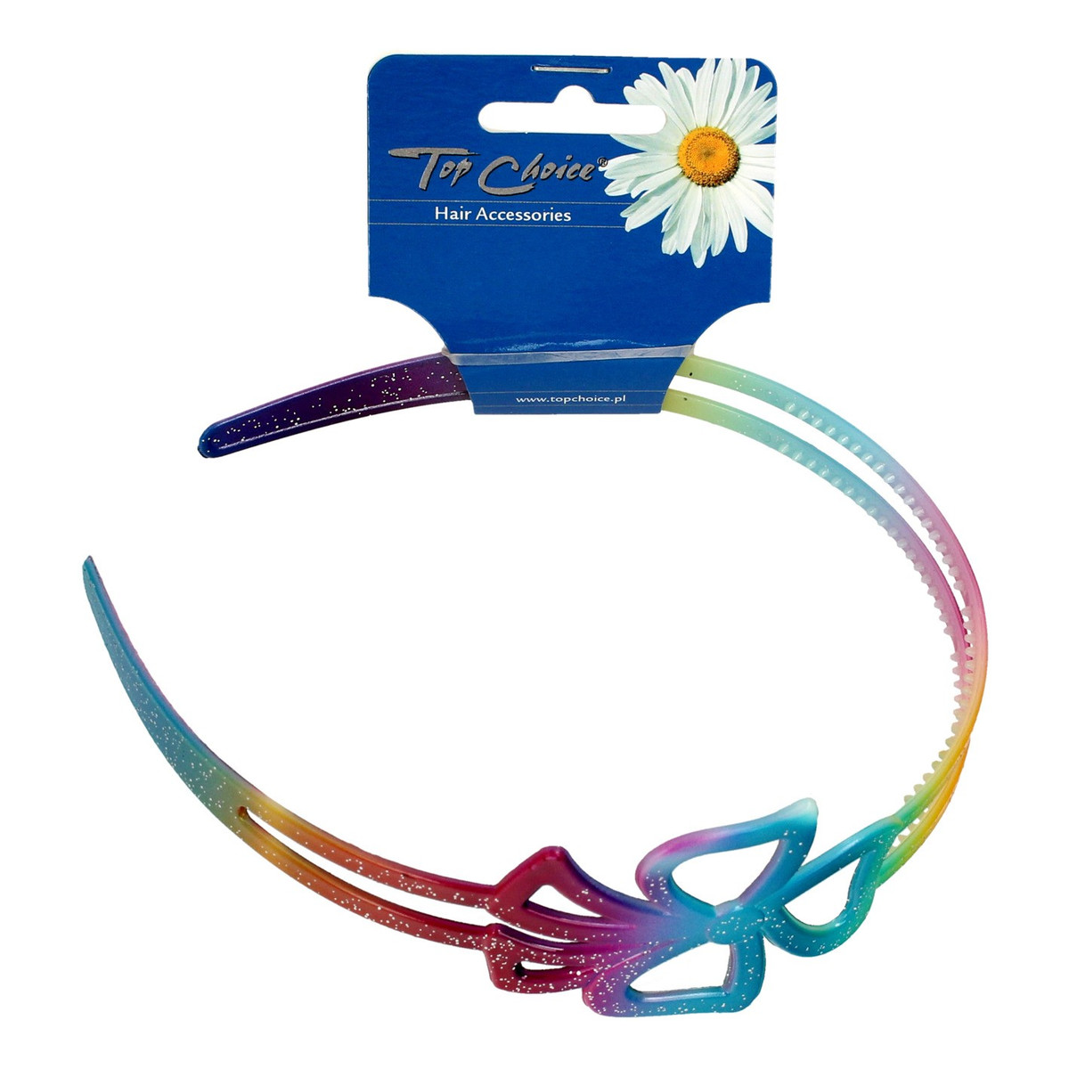 Top Choice Opaska do włosów z kokardą (27123)