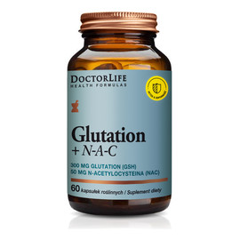 Glutation + n-a-c suplement diety wspomagający wątrobę 60 kapsułek