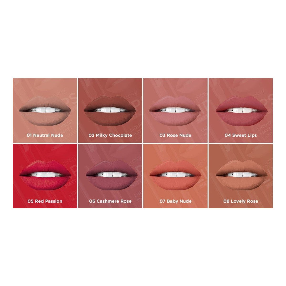 Eveline OH my Lips zestaw do makijażu ust matowa pomadka w płynie + kredka do ust Rose Nude (03) 4ml