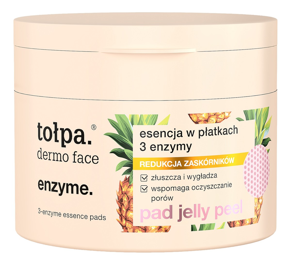 dermo face enzyme esencja w płatkach 3 enzymy PAD jelly peel 50 szt.