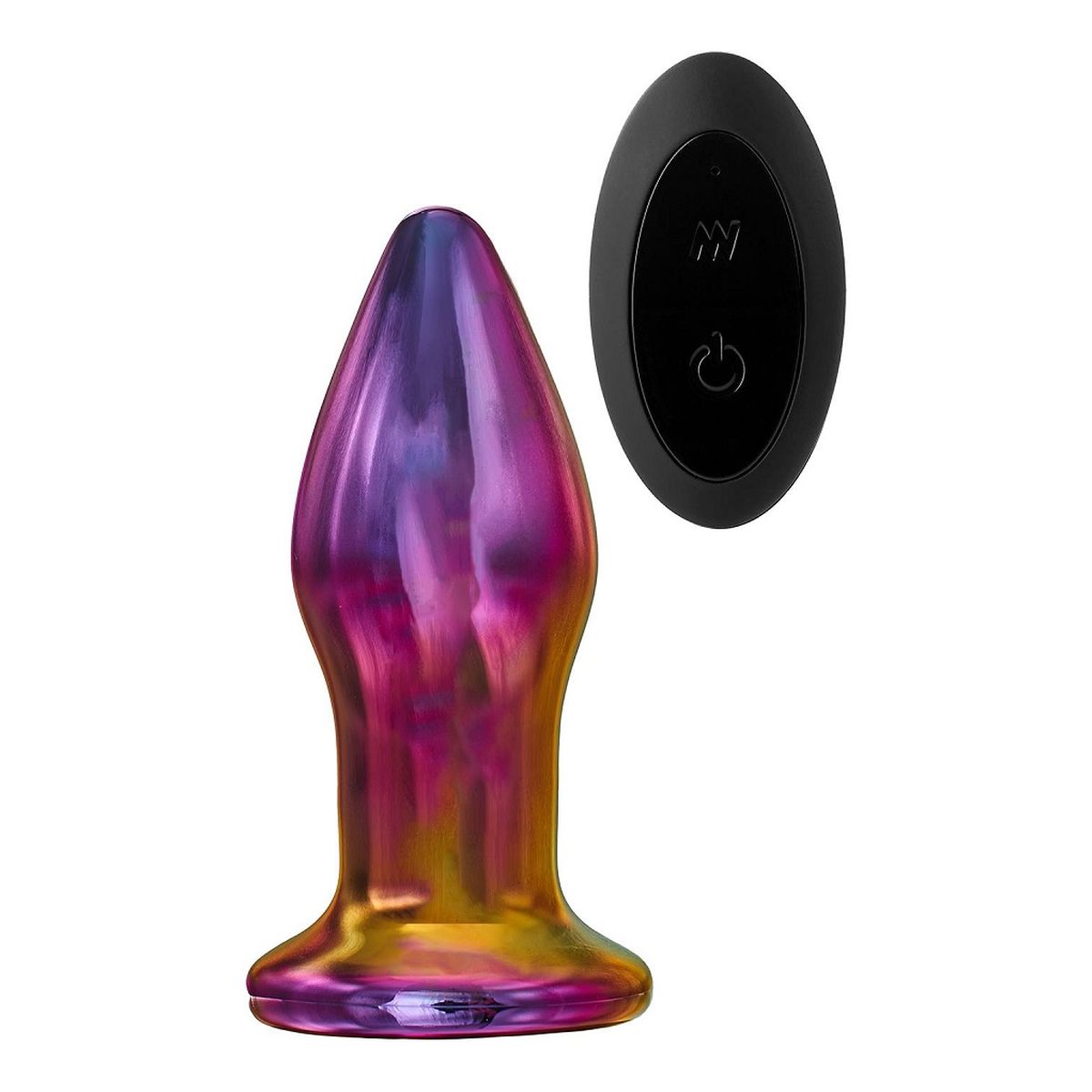 Dream Toys Glamour glass remote vibe plug szklany korek analny