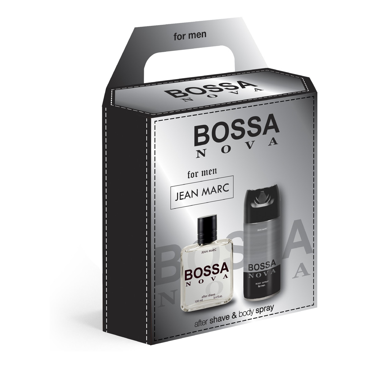 Dramers JEAN MARC Bossa Nova Man Zestaw prezentowy męski-dezodorant 150 ml + woda po goleniu 100 ml