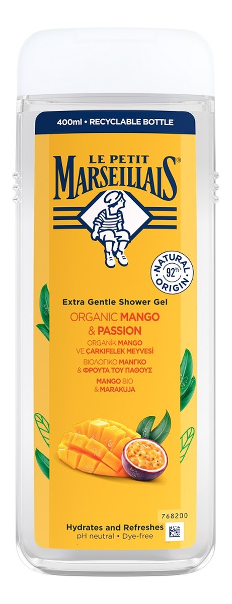 Żel pod prysznic mango bio & marakuja