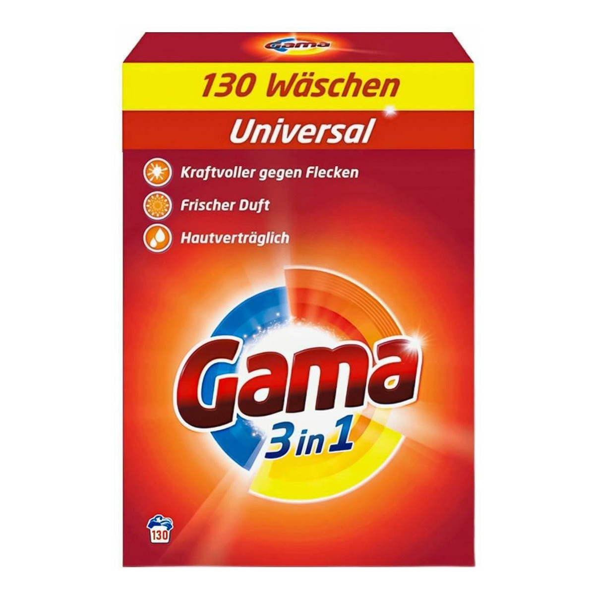 Gama Proszek do prania 3w1 (130 prań) Uniwersalny 7.8kg