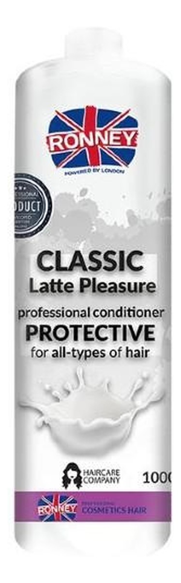 Classic latte pleasure professional conditioner protective ochronna odżywka do wszystkich rodzajów włosów