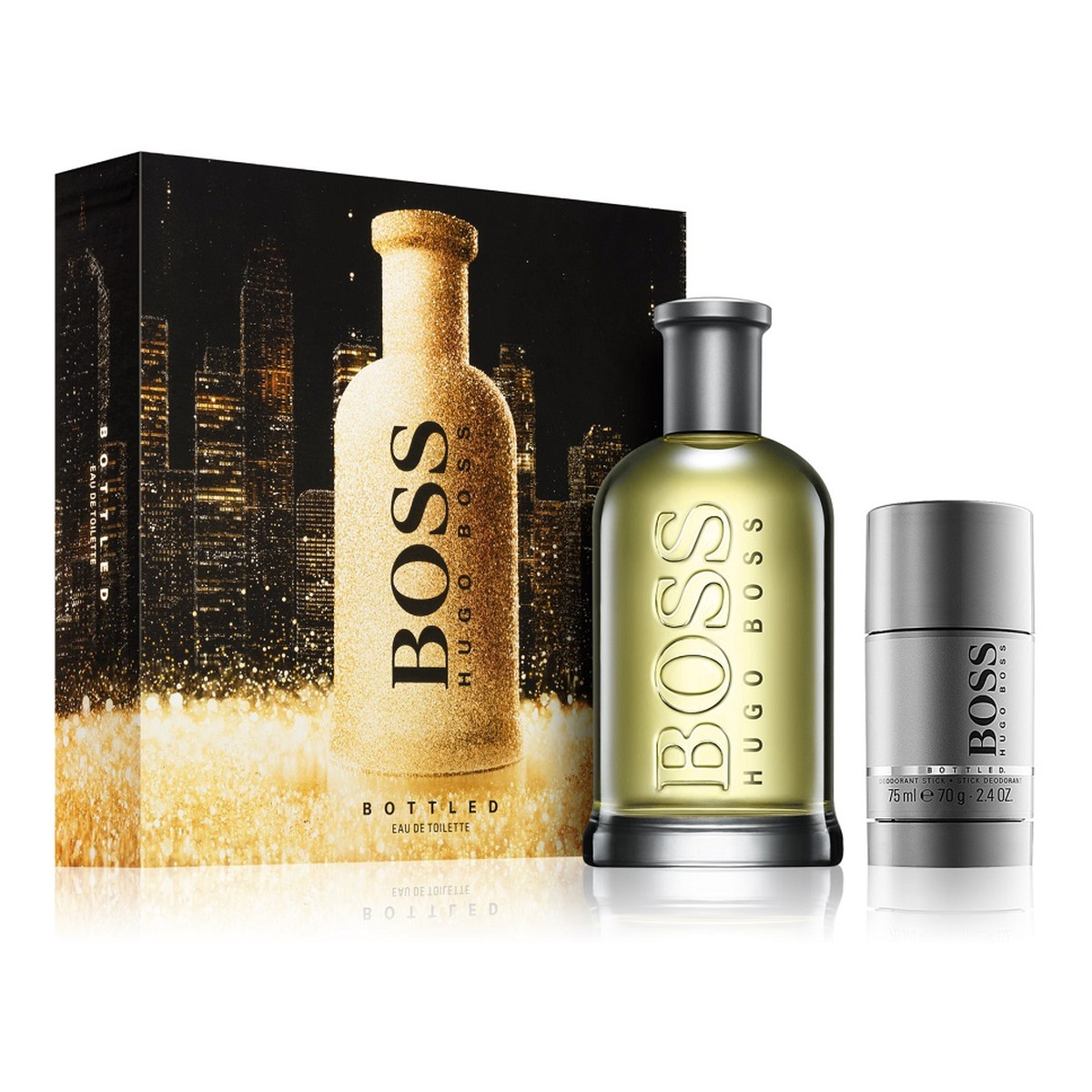 Hugo Boss Bottled Zestaw woda toaletowa spray 200ml + dezodorant sztyft 75ml