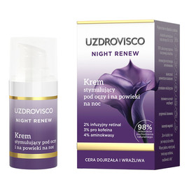 Krem stymulujący pod oczy i na powieki na noc