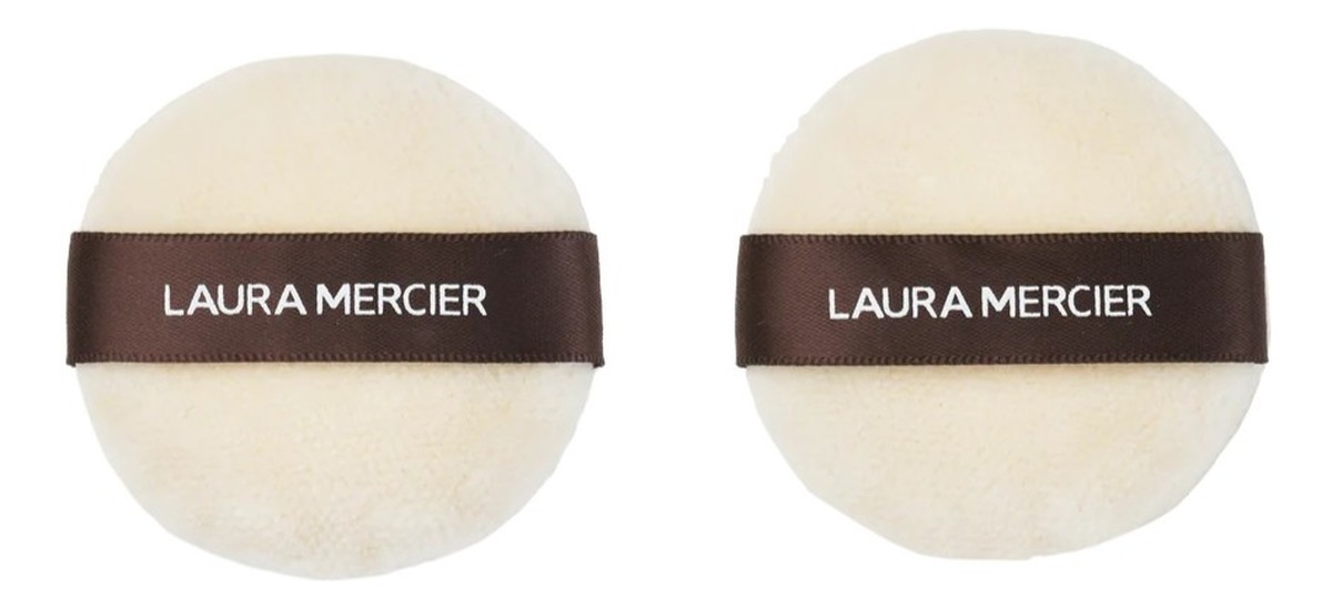 Medium velour puff puszek do pudru 2szt.