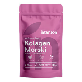 Kolagen morski + witamina c + kwas hialuronowy suplement diety 60g