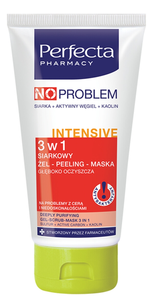 Siarkowy Żel - Peeling - Maska Głęboko Oczyszczający 3 w 1