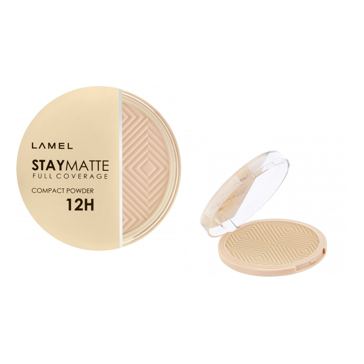 Lamel Basic Puder kompaktowy Stay Matte 12H 12g