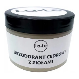 Dezodorant ekologiczny w kremie z olejkiem cedrowym