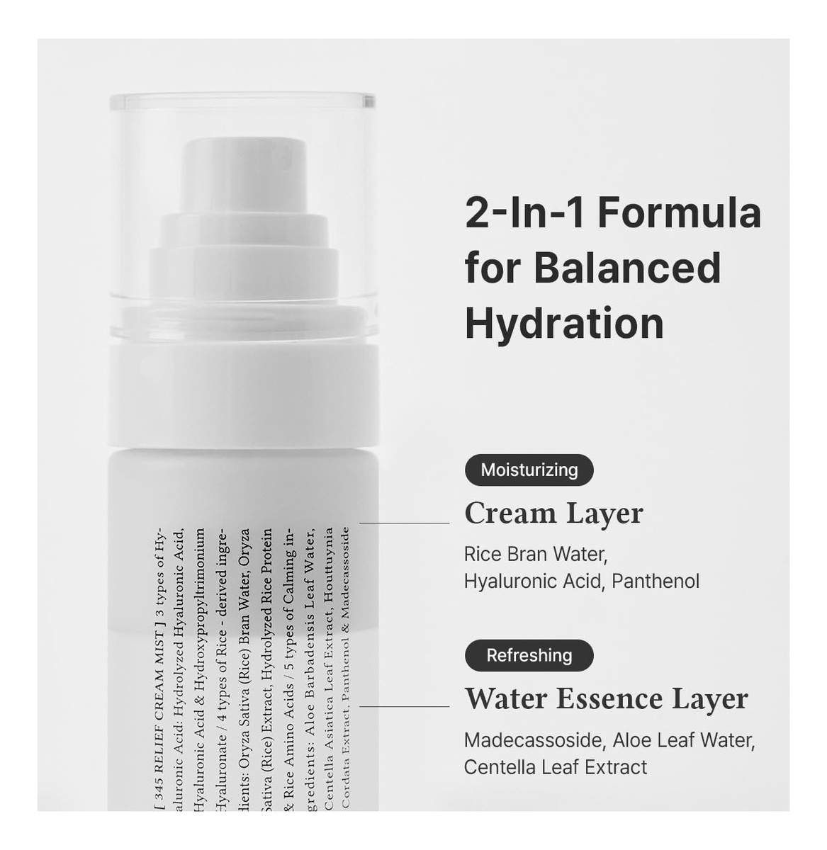 345 Relief Cream Mist Nawilżająca Mgiełka Do Twarzy