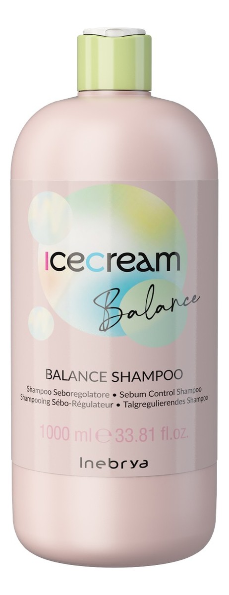 Ice cream balance szampon do przetłuszczających się włosów i skóry głowy