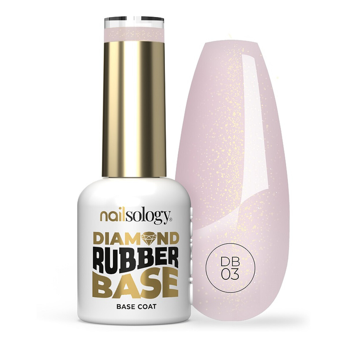 Clavier Diamond Rubber Nailsology Base hybrydowa baza kauczukowa 8ml