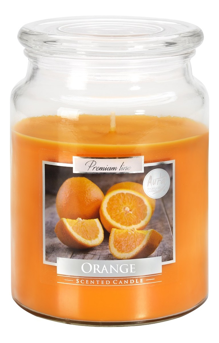 Świeca zapachowa w szkle pomarańcza
