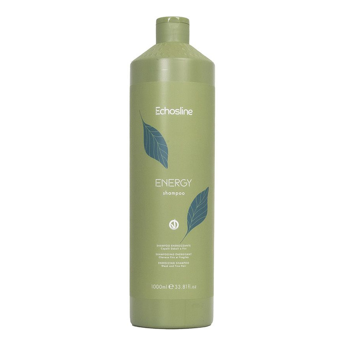 Echosline Energy shampoo energizujący szampon do włosów słabych i cienkich 1000ml