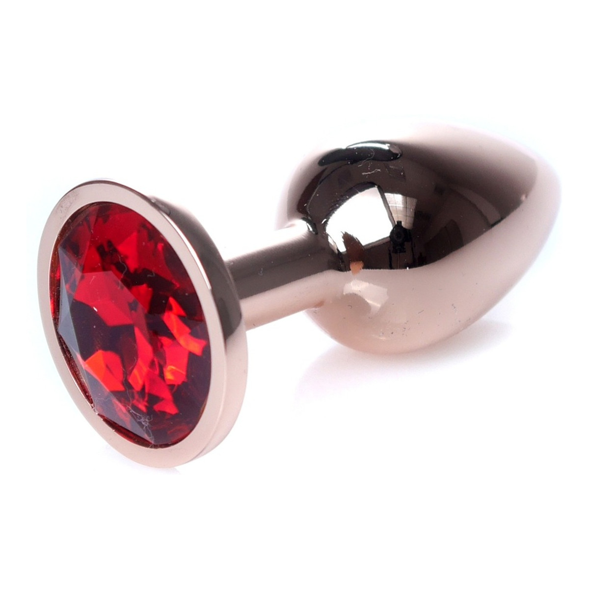 MyLove Butt Plug Collection Jewellery metalowy korek analny Silver Red