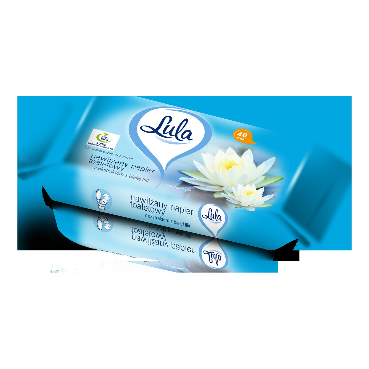 Lula PAPIER NAWILZANY A`40 BIALA LILIA