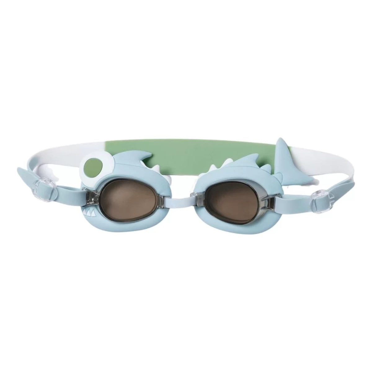 Sunnylife Shark tribe okulary pływackie dla dzieci khaki