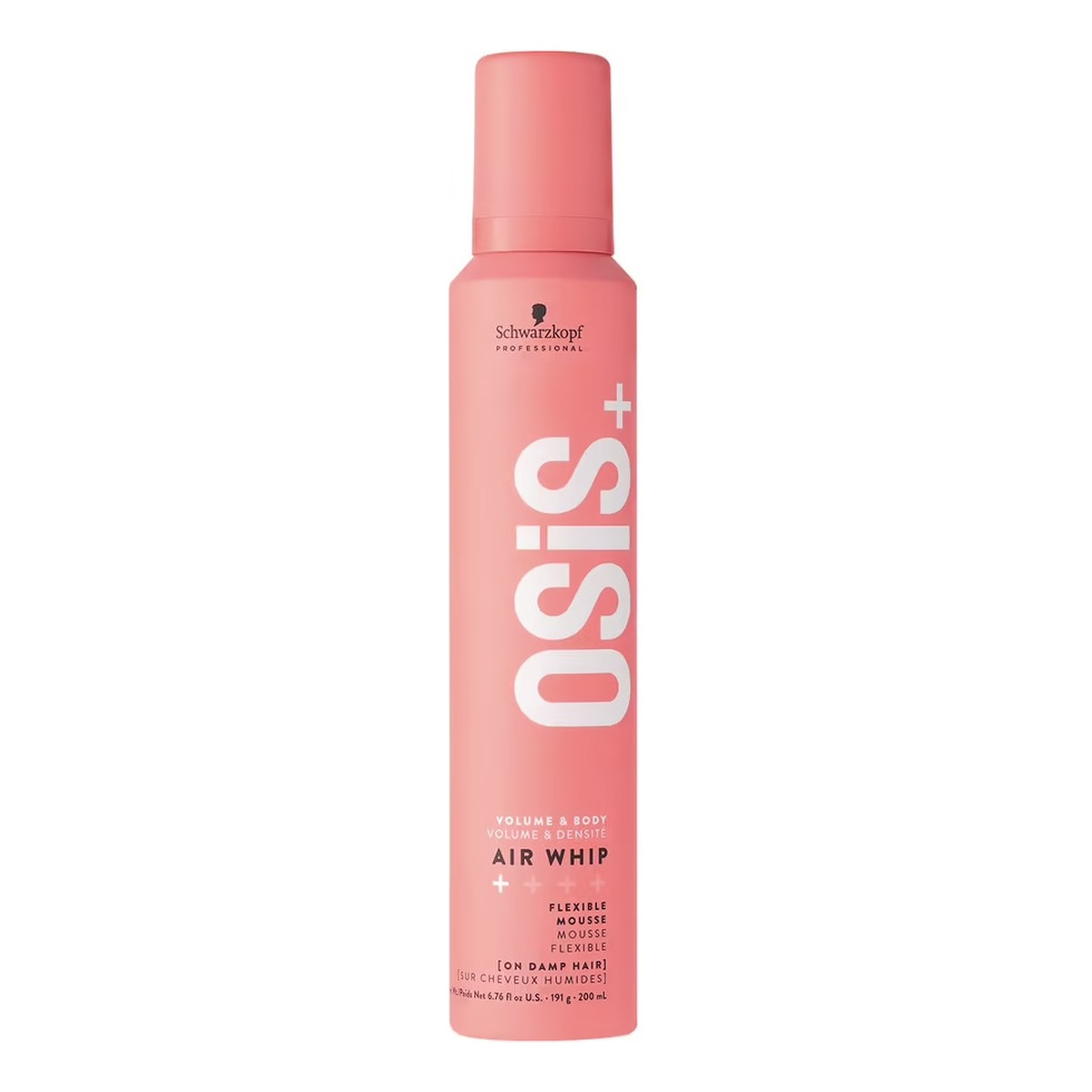 Schwarzkopf Osis+ air whip elastyczna pianka ulepszająca podatność włosów na układanie 200ml