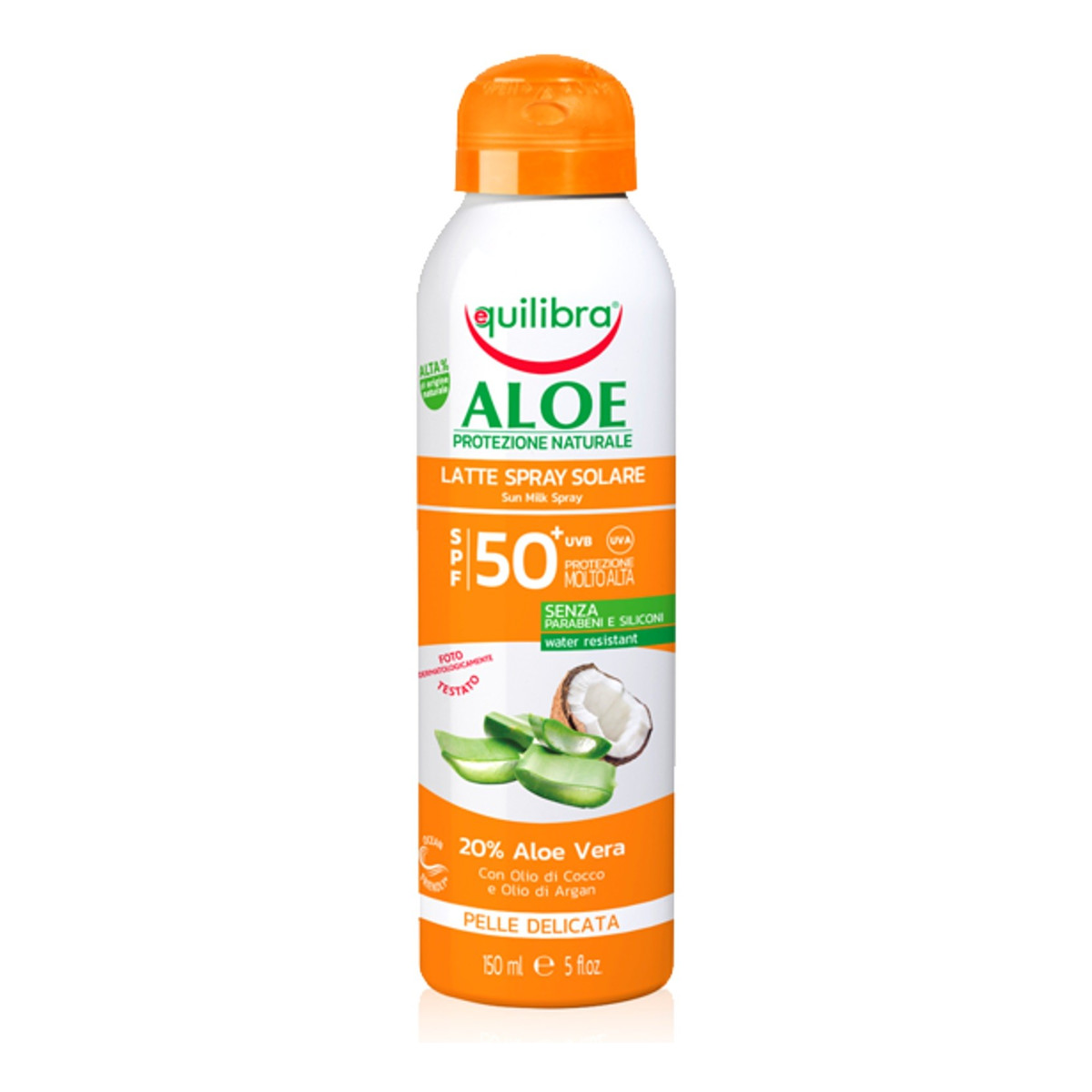 Equilibra Aloe Solare Aloesowy Krem przeciwsloneczny SPF50 spray 150ml